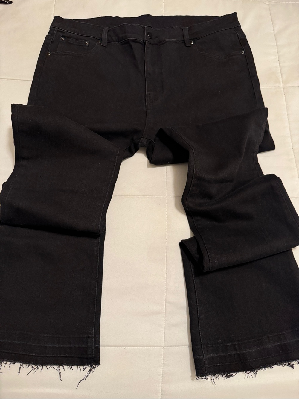 Men’s MNML Black Flare Stretch Jeans- size 40